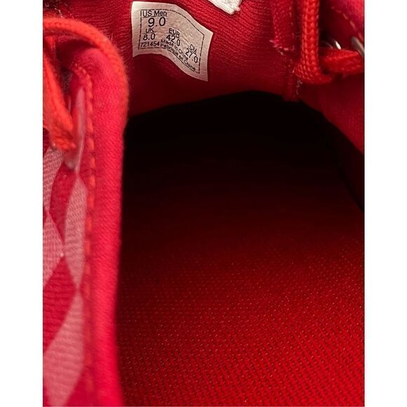Vans Men Authentic Pro Reflective Checkerboard Red - Picture 8 of 8